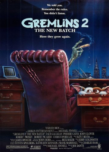 Classic Terror Komödie Gremlins 2 Gizmo Film A3 Poster/Kunstdruck/Bild 280 gsm Fotopapier seidenmatt
