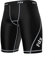 FDX Kompressionsshorts für Herren, schnelltrocknend, weich, atmungsaktiv – Sport, Unterhose für Fitnessstudio, Fitness-Training, Laufen, Radfahren und Rugby(Schwarz, XL)