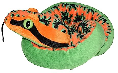 WILD REPUBLIC Snake Plush, Snake Stuffed Animal, Plush Toy, Gifts Kids, Centipede, 54 Inches