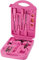 Set completo per cassetta degli attrezzi da donna, colore rosa