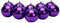 Christmas Concepts® 10 Extra Large 100mm Baubles - Christmas Tree Baubles (Purple)