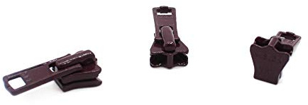 Zipperstop Zipper Repair Solution ~ YKK #3 Vislon Slider - Dark Wine (3 Sliders/Pack)