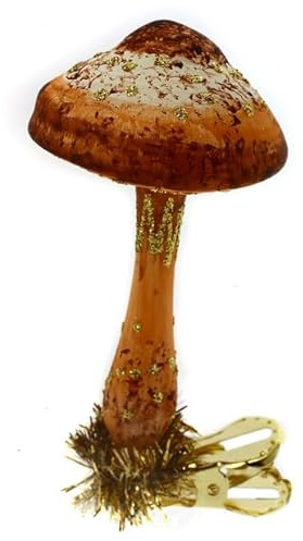 Hamburger Weihnachtskontor - Christbaum - Kugeln aus Glas -Fliegenpilz schlank