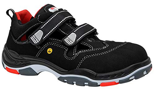 ELTEN Sicherheitsschuhe Scott ESD S1PS, Damen und Herren, Textil, Kunststoffkappe (Leichter als Stahlkappe), leicht, sportlich 46, Schwarz