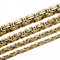 SoulCats Königskette/Halskette aus Edelstahl Farbe: Gold Auswahl: Kette 80 cm + Armband
