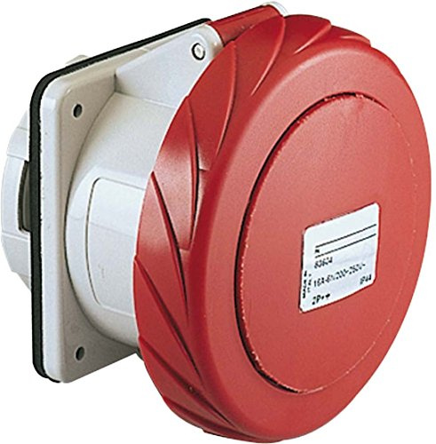 Schneider Electric 81695 Socle Prise ENC. Droit 125A 3PNT 380-415, White