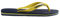 Havaianas Unisex Brasil Logo Flip Flops, Navy Blue Citrus Yellow, 3/4 UK
