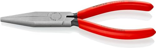 Knipex Pince à becs longs noire atramentisée, gainées en plastique 160 mm (carte LS/blister) 30 11 160 SB