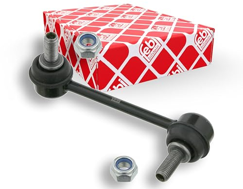 febi bilstein 24945 Verbindungsstange mit Sicherungsmuttern, 1 Stück | Kompatibel mit: HONDA ACCORD VI, ACCORD VI Coupe, ACCORD VI Hatchback