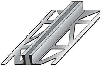 Dehnungsfugenprofil / Dehnungsprofile / Fliesenprofil für Fliesenübergänge, Edelstahl, Höhe: 3 mm
