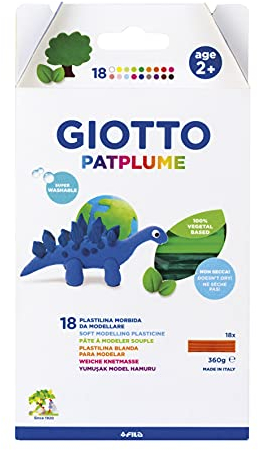 Patplume 513100 - Giotto Patplume 18X20G Panetti Colori Classici+Fluo