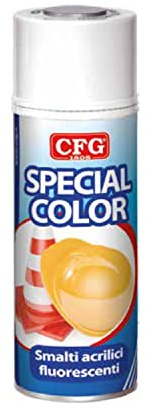 CFG - SPRAY 400ML SMALTO ACRILICO MILLEUSI RAPIDA ESSICCAZIONE COLORE FLUORESCENTE ROSA FUCSIA