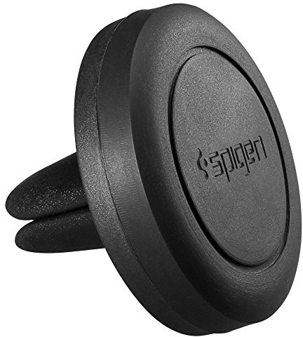Handyhalterung Auto, Spigen [Quad Neodymium Core] [360°] Universal KFZ Lüftungsschlitz-Halterung Safe View Handyhalterung Magnet Magnetische KFZ Halterung Auto Halterung Handy Halter - Q11 Black