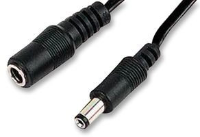 Pro Elec PSG02084 DC Power Extension Lead with 2.1mm Connectors, 5.0m