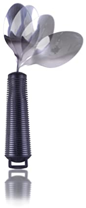 Aidapt Bendable Angled Spoon. Soft Grip Eating Aid that can be Bent to any Angle to help Reduce Wrist Stress from Twisting. Ideal for those with Arthritis, Limited Grip, Arm Movement or Tremors