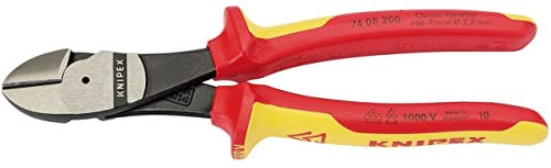 Knipex 31929 200mm Fully Insulated High Leverage Diagonal Side Cutters