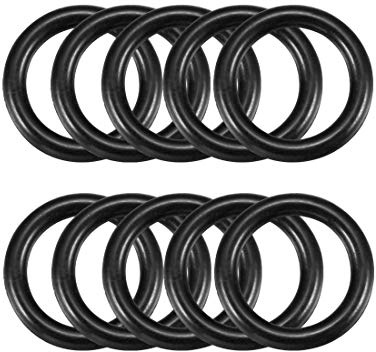 sourcing map O Ringe Dichtungsringe 16x11x2,5mm NBR 10 Stück | Wasserhahn Spülventile Waschbecken Duschablauf Hydraulik Rohrschlauch Rund Gummi Dichtung O Ring Seals Unterlegscheibe