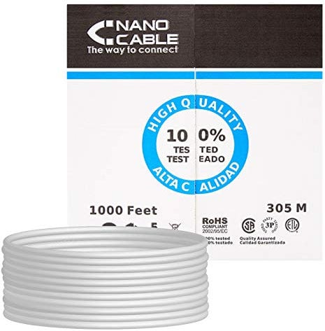 Bobina Cable Red RJ45 Cat.6 FTP 305 Mts 100% Cobre