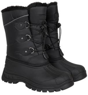 Mountain Warehouse Bottes de Neige Whistler pour Enfant - Résistantes à la Neige, Chaudes, Respirantes, Semelle Durable & à Haute adhérence -Idéales en Hiver