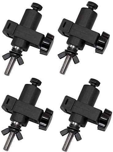 4 x Rhino Quick Clamp quick release lighting hook for stand tbar