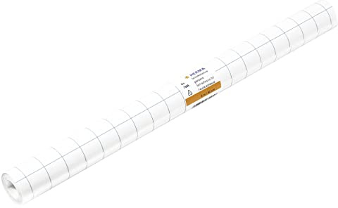 HERMA 7005 Buchschutzfolie selbstklebend transparent, 5 m x 40 cm, reiß- und wasserfest Bucheinschlagfolie, glänzende Buchfolie aus robuster Polypropylen-Folie für dauerhaftes Einbinden