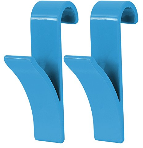 MSV 141417 Haken für Handtuchtrockner, Blau, 6.4x9.8x2.5 cm
