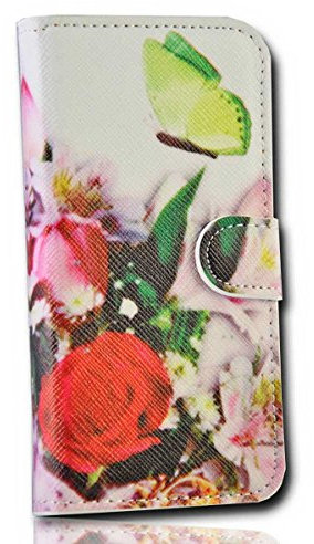 Design Book Style No.3 Handy Tasche kompatibel mit Samsung i9150 - i9195 Galaxy S4 Mini - Etui Case Hülle Schutzhülle Wallet