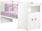 BabyPrice Lit bébé combiné évolutif 60x120 cm | Lit bébé à barreaux et Commode à Langer | Collection Coeur Rose Basic | Évolutif en lit 90x190 cm | Fabriqué en France par Sauthon