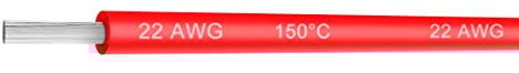sourcingmap a16051300ux0043 10M 32.8Ft 22AWG 40KV Electric Copper Core Flexible Silicone Wire Cable Red