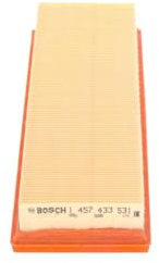 BOSCH Luftfilter 1457433531 | Kompatibel mit: NISSAN PRIMASTAR Bus, PRIMASTAR Kasten, OPEL MOVANO A Bus, MOVANO A Kasten, VIVARO A Bus, VIVARO A Kasten