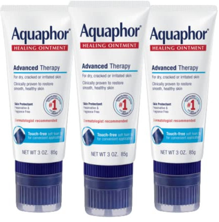 Aquaphor Healing Ointment Advanced Therapy Skin Protectant 3 Ounce (Pack Of 3)