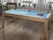 Vente-unique-Multifunktionstisch Billard & Tischtennis - 213 x 112 x 81,5 cm - Blau - Balthazar