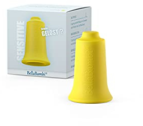 BellaBambi® mini solo Schröpfglas | vielseitige Saugglocken Cups für Faszien-Massage & Trigger-Pointer | Ideal für Beauty, Sport & Wellness | Made in Germany | Intensität Sensitive - Zitronengelb