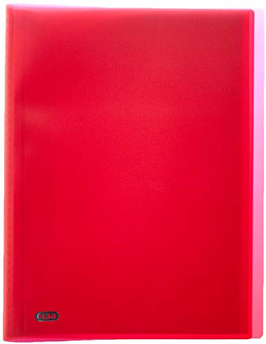 OXFORD- 100206095 - Initial Protège-Documents Souple 40 Vues Polypropylène Opaque A4 Rouge