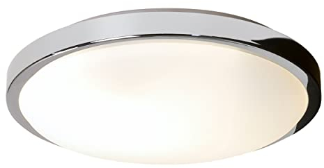 Astro Bathroom Ceiling Light, Metal, E14 (Small Edison Screw), 40 W, Polished Chrome