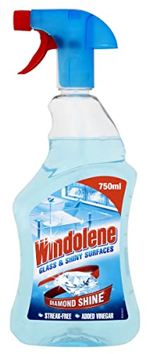 Windolene Glass & Shiny Surfaces Diamond Shine, Pack 1 x 750ml, Streak-Free Cleaning for Windows, Window cleaner & Glass cleaner