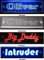 Trucker LKW Namensschild Größe 50x10 cm - LED Acryl Leuchtschild 12V 24V mit edler Lasergravur