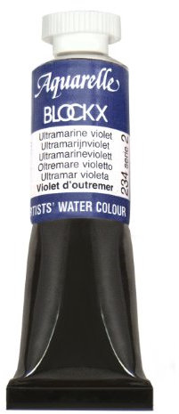 Blockx Tube d'aquarelle Violet outremer 15 ml