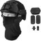 LOOGU Airsoft Helm Typ Fast PJ Taktischer Helm Militär Ops Core Schutzhelm mit Kopftuch Sturzhelm für Freizeit Outdoor Paintball Tactical Top Helmet
