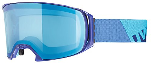 UVEX Erwachsene Skibrille Craxx OTG FM, Indigo Mat, One Size, 5516294026