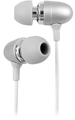 ARCTIC Stereo In-Ear-Kopfhörer mit Notizbuch, der Fall für Smartphones weiß