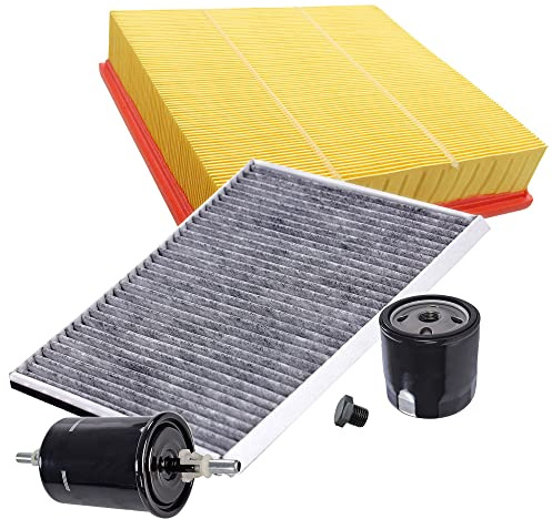 BESTPRICE ATP Inspektionspaket Filterset mit 1x Luftfilter, 1x Innenraumfilter | Kompatibel mit: OPEL OMEGA B, OMEGA B Caravan