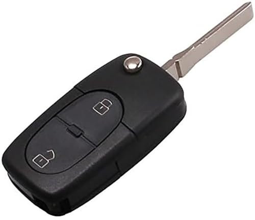 Pro-Plip - Llave para Volkswagen Golf Polo Passat Bora Transporter Touareg Jetta 2 Botones Carcasa para Pila Modelo CR1620