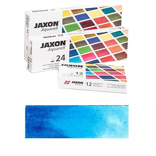 CREATIV DISCOUNT NEU Jaxon Aquarellfarbe, 1/2 Napf, Cyan