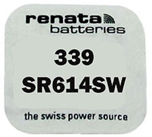 Renata 339, SR614SW, Uhrenbatterie (10x1er Pack) - 10 Batterien