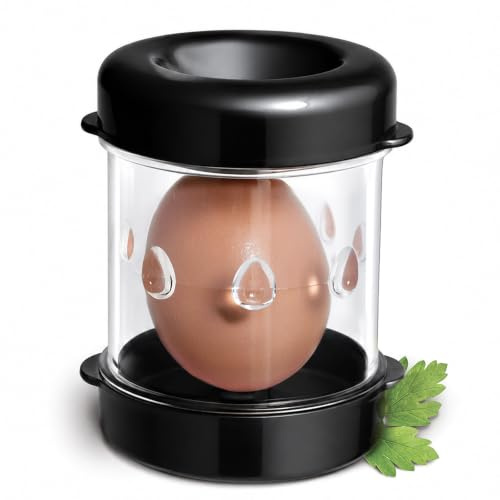 THE NEGG BOILED EGG PEELER BLACK