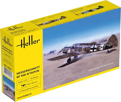 Heller 80231 Modellbausatz Messerschmitt Bf 108 B Taifun