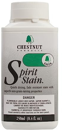 Chestnut SSGRE250 Spirit Stain Green, 250ml