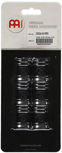 Meinl Percussion Conga Saver Set - 6-teiliges Abdeckungs-Set für 8 mm Conga Spannschrauben - Kunststoff, Schwarz (CONGA-SAVER8)
