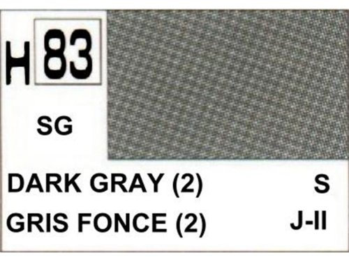 Gunze H83 Gris Foncé (2) Satiné peinture acrylique 10 ml